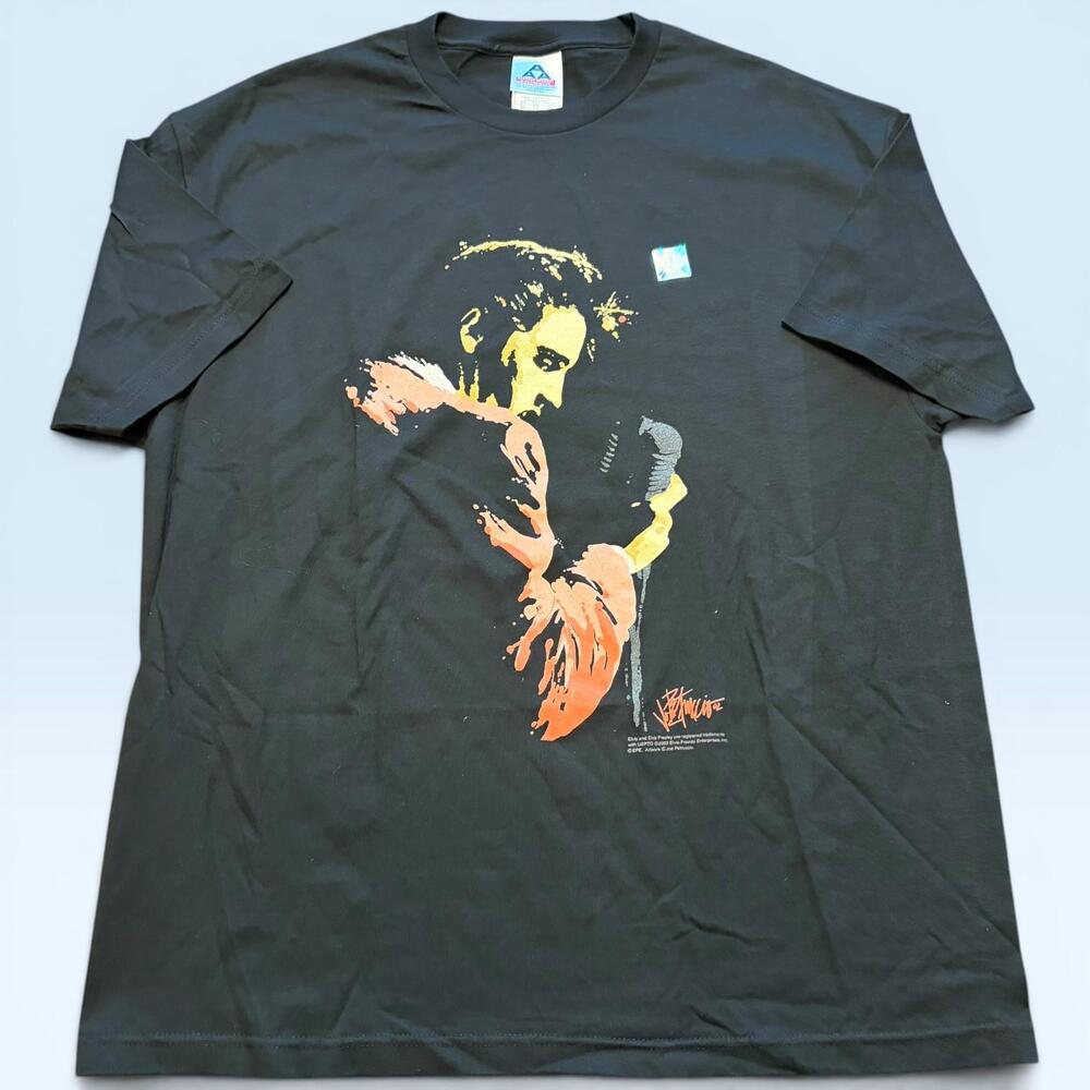 Vintage Elvis Presley Shirt Mens XL Black Alstyle Graphic Tee T-Shirt 2003